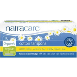 Natracare Organic Regular Ταμπόν για Κανονική Ροή 2 Σταγόνες από 100% Βαμβάκι 16τμχ