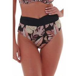 Bluepoint Ψηλόμεσο Bikini Slip Floral Μαύρο Nude 25065073