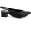 Piccadilly Ανατομικές Γόβες Slingback Δερμάτινες με Χοντρό Χαμηλό Τακούνι Μαύρες 739031-90