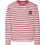 Vero Moda Παιδικό T-Shirt Μακρυμάνικο Μπορντό Λευκό 10315327