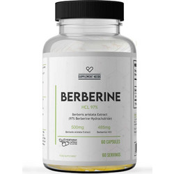 Supplement Needs Berberine HCL 60 Κάψουλες