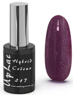 UpLac Hybrid Colour 217 Glitter Ημιμόνιμο Βερνίκι Νυχιών 11ml