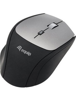 Equip 245115 Ασύρματο Ποντίκι Black Silver