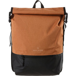 Walker Rolltop Mika Coconut Σακίδιο Πλάτης Αντικλεπτικό 18lt Καφέ