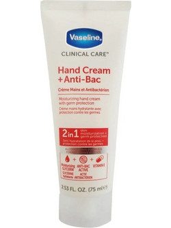 Vaseline Anti-Bac Ενυδατική Κρέμα Χεριών 75ml