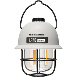 Nitecore L Series LR40 Επαναφορτιζόμενο Φανάρι Led για Camping με Power Bank 100lm Λευκό