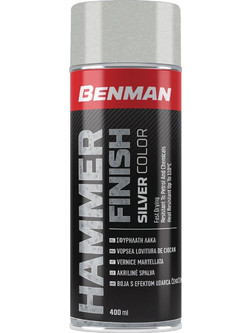 Benman Σπρέι Βαφής Ασήμι Σφυρήλατο 400ml