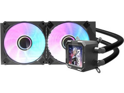 Darkflash DV240S Black Υδρόψυξη CPU 120mm ARGB για Socket 115x / 1366 / 1700 / 2011 / 2011-3 / 2066 / AM2 / AM2+ / AM3 / AM3+ / AM4 / AM5 / FM1 / FM2 / FM2+