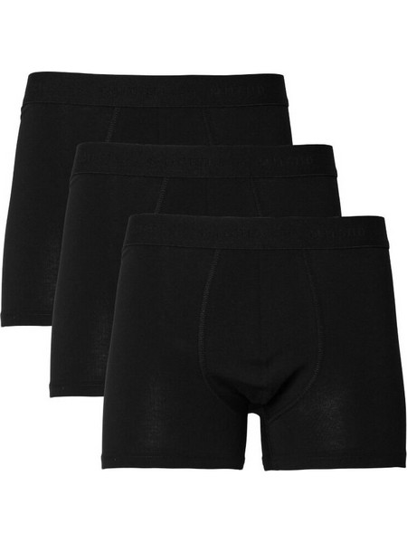 Selected Ανδρικά Μποξεράκια Σετ 3Pack Μαύρα 16094662-WB3