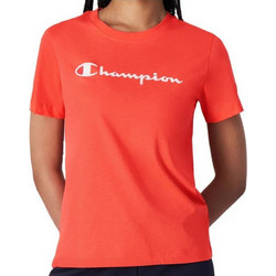 Champion SS Tee Γυναικείο Αθλητικό T-Shirt Πορτοκαλί 117534-PS004