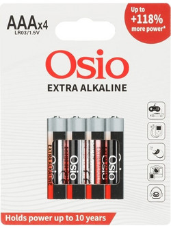 Osio Alkaline Extra AAA 4τμχ