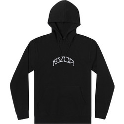 RVCA Ανδρικό Φούτερ με Κουκούλα & Τσέπες Μαύρο Z1HORSRVF1-019