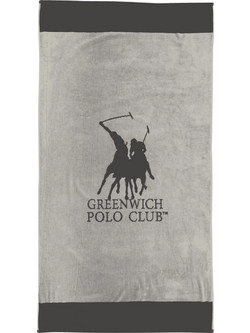Greenwich Polo Club 4045 Πετσέτα Θαλάσσης Γκρι 90x170cm