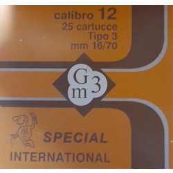 Kirgias GM3 Special International Φυσίγγια Συγκέντρωσης 12Cal 70mm 32gr 25τμχ