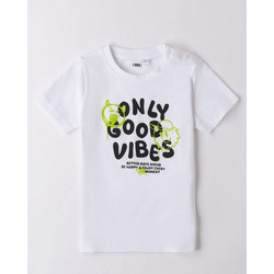 iDo Παιδικό T-Shirt Κοντομάνικο Λευκό Πράσινο 4B466G0-0113