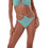 Bluepoint Ψηλόμεσο Bikini Slip Τιρκουάζ 25065008-09