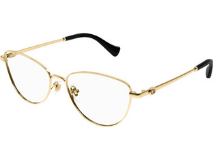 Gucci GG1595O 001 Γυναικείος Σκελετός Γυαλιών Οράσεως Μεταλλικός Χρυσός