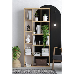 Hanah Home Demios Βιβλιοθήκη 75x18x170cm 393MRD1263
