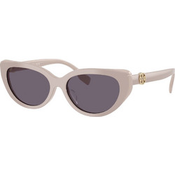 Tory Burch TY7220D-20291A Γυναικεία Γυαλιά Ηλίου Cat Eye Κοκάλινα Λευκά με Μαύρο Φακό