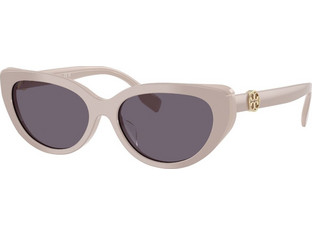 Tory Burch TY7220D-20291A Γυναικεία Γυαλιά Ηλίου Cat Eye Κοκάλινα Λευκά με Μαύρο Φακό