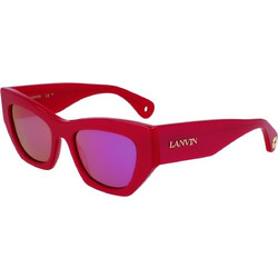 Lanvin LNV651S 669 Γυναικεία Γυαλιά Ηλίου Cat Eye Κοκάλινα Κόκκινο με Ροζ Φακό