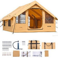 Vevor Σκηνή Camping Τριγωνική 5 Ατόμων 400x300x220cm KJZP431MCQWZ4I93RV0
