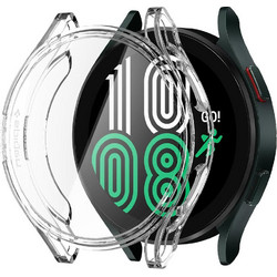 Spigen Ultra Hybrid Θήκη Σιλικόνης με Προστασία Οθόνης για Samsung Galaxy Watch 4 / 5 44mm Διαφανής