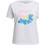 Under Armour Παιδικό T-Shirt Κοντομάνικο Λευκό Γαλάζιο Ροζ 1389765-100