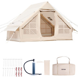 Vevor Σκηνή Camping Τριγωνική 5 Ατόμων 4 Εποχών 300x200x200cm KJZP321MCQWZILCOXV0