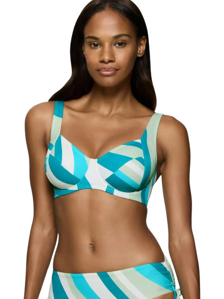 Triumph Bikini Top με Ενίσχυση Τιρκουάζ Πετρόλ 10214535-M007