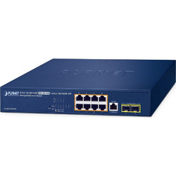 Planet GS-4210-8UP2S Managed L2 Switch με 8 Θύρες Ethernet 1000Mbps και 2 SFP θύρες