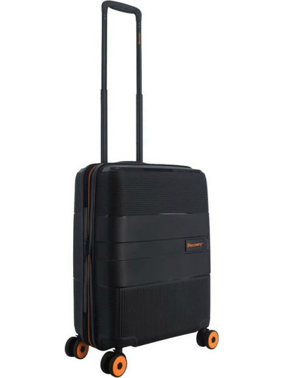 Discovery Trails DL02HO-49 Βαλίτσα Καμπίνας 55x39x22cm με 4 Ρόδες Μαύρη