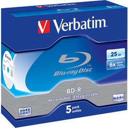 Verbatim 43715 Εγγράψιμα BD-R 6x 25GB 5τμχ