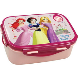Gim Disney Princess Πλαστικό Παιδικό Δοχείο Φαγητού Ροζ