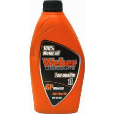 Weber Top Quality Λάδι Μηχανής 4T 20W-50 1lt