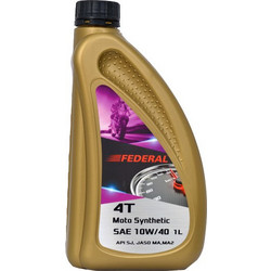 Federal Moto Συνθετικό Λάδι Μηχανής 4T 10W-40 1lt
