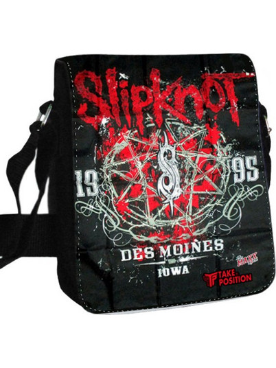 Takeposition Slipknot Des Moines Ανδρική Τσάντα Ώμου / Χιαστί Μαύρη 984-7560