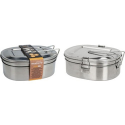 Redcliffs Δοχείο Φαγητού Inox 1.2lt Ασημί