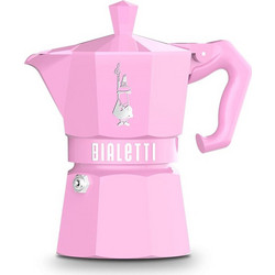 Bialetti Moka Exclusive Μπρίκι Espresso 3Cups Ροζ