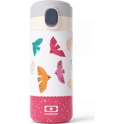 Monbento Pop Birds Παιδικό Παγούρι Θερμός Ανοξείδωτο BPA Free Πολύχρωμο 360ml