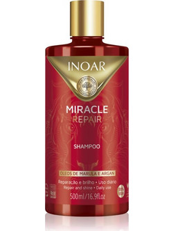 Inoar Miracle Repair Σαμπουάν για Επανόρθωση για Ταλαιπωρημένα Μαλλιά 500ml