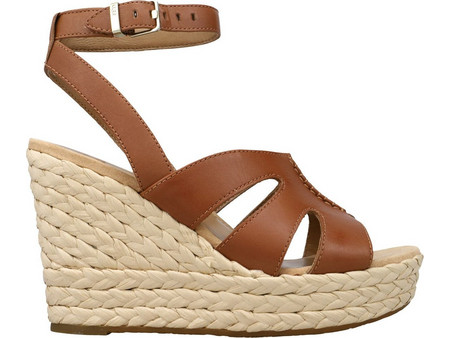 UGG Καλοκαιρινές Γυναικείες Πλατφόρμες Ψηλές Δερμάτινες Ταμπά 1128251-CLTHR