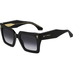 Etro 0089S 8079O Γυναικεία Γυαλιά Ηλίου Τετράγωνα Κοκάλινα Μαύρα με Μαύρο Degradee Φακό