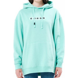 Emerson Γυναικείο Φούτερ Oversized με Κουκούλα & Τσέπες Τιρκουάζ 212.EW20.45