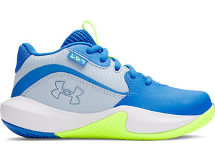 Under Armour Lockdown Παιδικά Αθλητικά Παπούτσια για Μπάσκετ Μπλε Λευκά 3028514-453
