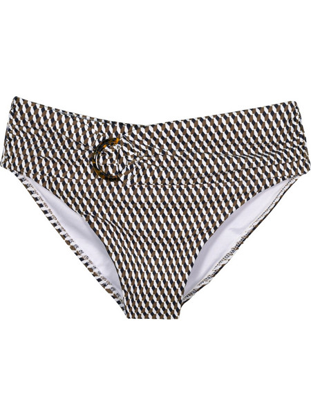 Solano Isometria Ψηλόμεσο Bikini Slip Καφέ Μπεζ 40-3411