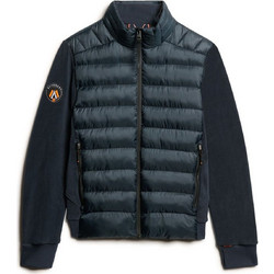 Superdry Ανδρικό Μπουφάν Χειμωνιάτικο Bomber Πετρόλ M5012044A-98T