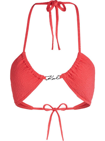 Karl Lagerfeld Bikini Top Τριγωνάκι Κοραλί A2W46045-1LF