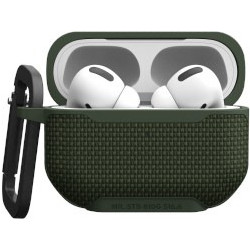 UAG Θήκη Σιλικόνης με Γάντζο για Apple AirPods Pro 1 / 2 Χακί