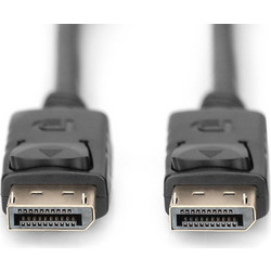 Digitus Καλώδιο DisplayPort 1.4 to DisplayPort Male 5m Black AK-340106-050-S